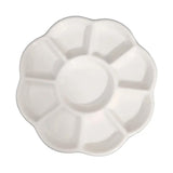 Porcelain Ceramic Painting Palette – Multi Grid for Watercolour, Gouache & Acrylic - Retail Maharaj