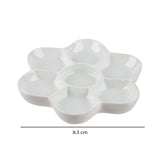Porcelain Ceramic Painting Palette – Multi Grid for Watercolour, Gouache & Acrylic - Retail Maharaj