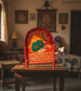 Premium Authentic Hand-Painted Bamboo Kulo (14×11 Inch) – Bengali Borondala Platter for Wedding Rituals & Decor