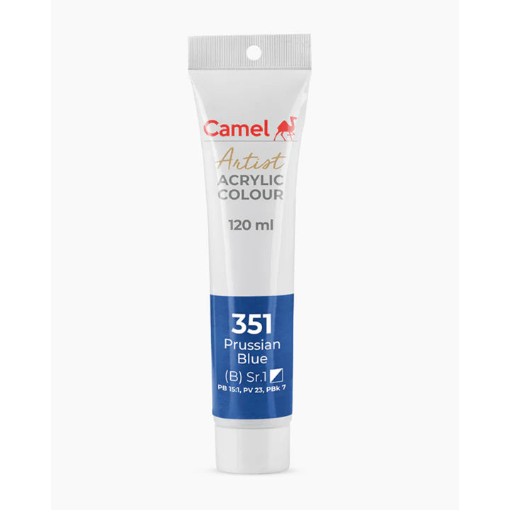 Camel Artist Acrylic Colours (Individual Tube of 120ml) - Retail Maharaj