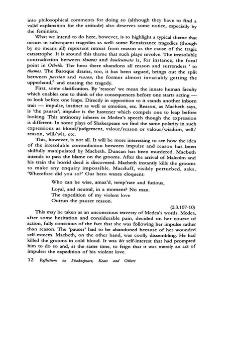 Reflections on Shakespeare, Keats and Others (English Version) - Retail Maharaj