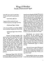 Wings of Mistakes: Doodles of Rabindranath Tagore (English Version) - Retail Maharaj