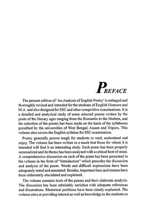 An Analysis of English Poetry (English Version) - Retail Maharaj
