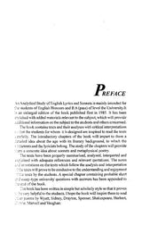 An Analytical Study of English Lyrics and Sonnets (English Version) - Retail Maharaj