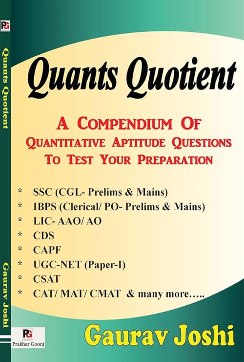Quants Quotient (A Compendium Of Quantitative Aptitude Questions To Test Your Preparation) (English Version) - Retail Maharaj
