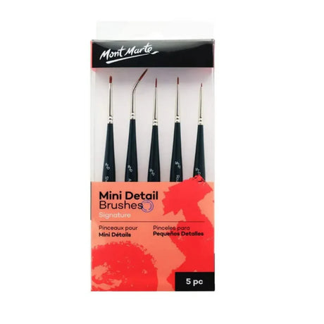 Retail Maharaj Mini Detail Brush Set 5pcs - Retail Maharaj