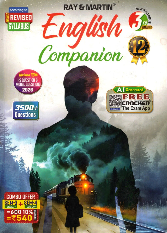Ray Martin English Companion Class 12 | Semester 3 & 4 Combined | 2026 - Retail Maharaj