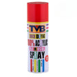 TVB Acrylic Aerosol Spray Fluorescent Red 400ml for Art and Crafts - Retail Maharaj