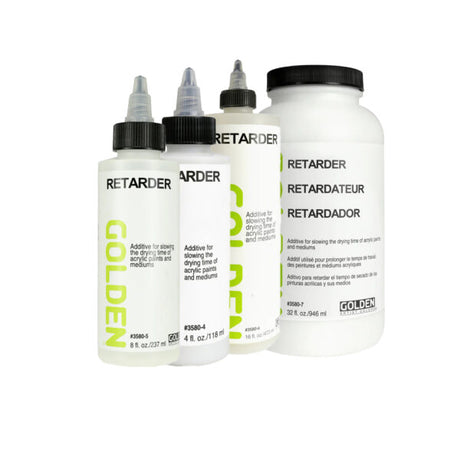 Golden Acrylic Retarder Medium for Extended Drying Time and Blending - Retail Maharaj