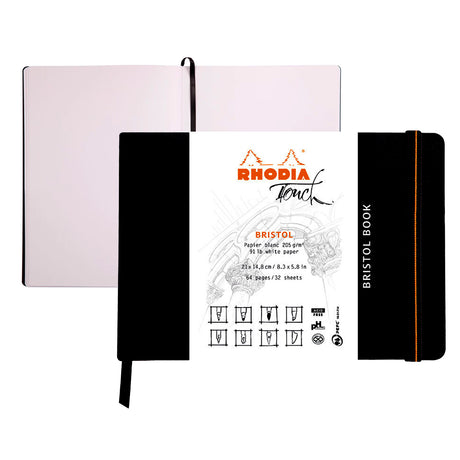 Rhodia Touch Bristol Softcover Sketchbook A5 – 205 GSM - Retail Maharaj