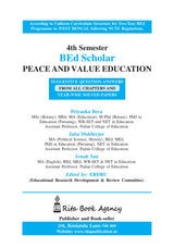 4th Semester BEd Scholar: Peace and Value Education