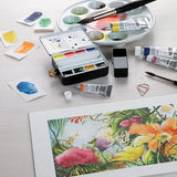 Schmincke Horadam Aquarell Professional Watercolour Pan Sets in Metal Case - Retail Maharaj