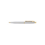 Sheaffer VFM 9422 Polished Chrome Gold-Plated Trim Ball Pen with A6 Notebook - Retail Maharaj