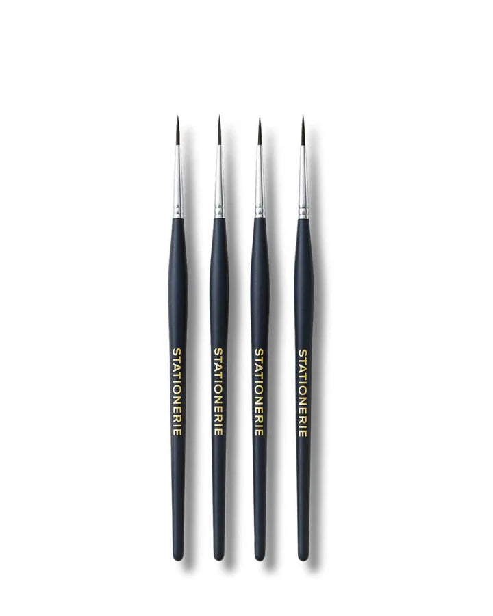 Stationerie Short Liner Set of 4 Kolinsky Synthetic - Retail Maharaj