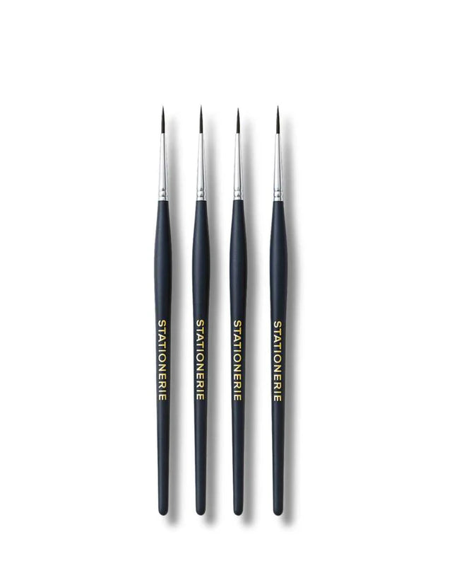 Stationerie Short Liner Set of 4 Kolinsky Synthetic - Retail Maharaj