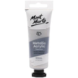 Monte Marte Metallic Acrylic Paint Premium 50ml Tube (Bronze) - Retail Maharaj