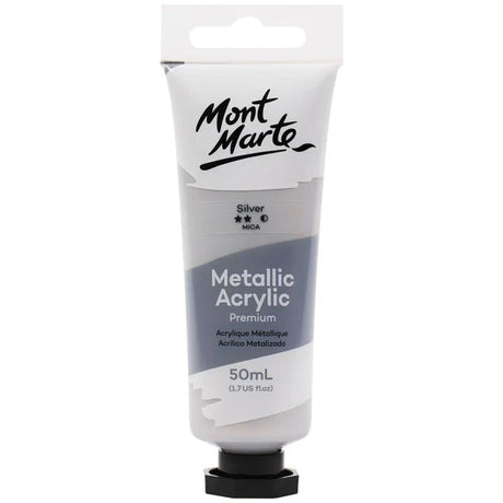 Monte Marte Metallic Acrylic Paint Premium 50ml Tube (Bronze) - Retail Maharaj