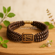 Krishna Beads Triple Layer Twisted Original Tulsi Bracelet for Divine Blessings - Retail Maharaj