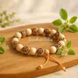 Original Tulsi Handmade Bracelet in Multi Strings – Bow Band Pattern for Spiritual Blessings - Retail Maharaj