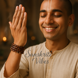 Five Layers Traditional Tulsi Beads Bracelet Design – Sacred Spiritual Bracelet - Retail Maharaj