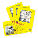 Strathmore 300 Series Bristol Paper Pad 100 lb (270 GSM) | Smooth & Vellum Surface | Open Stock - Retail Maharaj