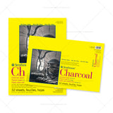 Strathmore 300 Series Charcoal Paper Pad – Natural White Laid Surface - Retail Maharaj