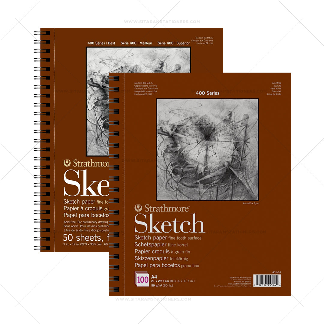 Strathmore 400 Series Sketch Paper Pad Wire Bound - Retail Maharaj