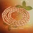 Iskcon Three Round Tulsi Kanthi Mala – Sacred Neckwear for Devotion and Spiritual Practices - Retail Maharaj