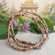 Three Round Pure Tulsi Kanthi Mala – Sacred Mala for Spiritual Practices - Retail Maharaj