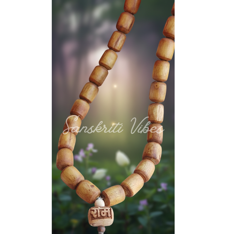 54 Beads Ram Naam Tulsi Kanthi Haar for Rambhakt – Sacred Mala for Devotion to Shri Ram - Retail Maharaj