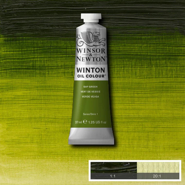 Winsor & Newton Winton Oil Colour Paint 37ml Lemon Yellow Hue - Retail Maharaj