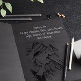 Scholar Carbon Black Paper Journal Sketchbook 180 GSM – A5 / A4 - Retail Maharaj
