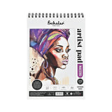 Scholar Maestro Wire Bound Artist Sketchbook 270 GSM Heavyweight Paper Pad - Retail Maharaj