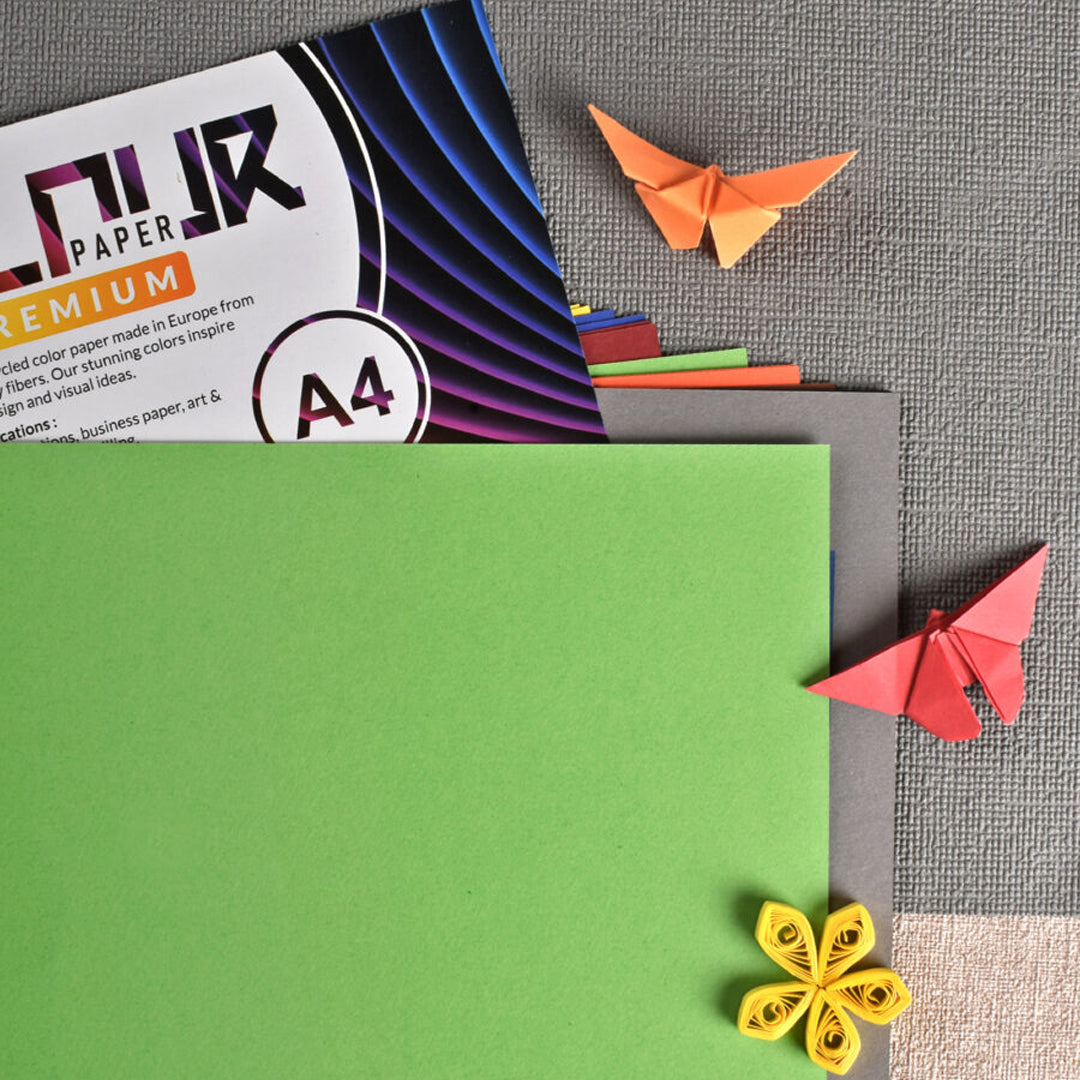 Scholar Colour Paper Sheets 120 GSM Bookmark Craft Paper Pack - Retail Maharaj