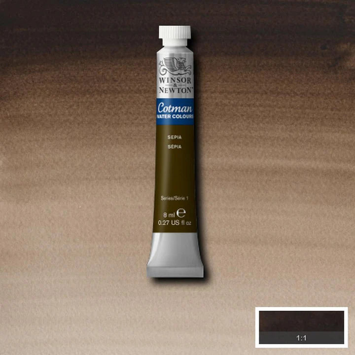 Winsor & Newton Cotman Water Colour 8ML – Lamp Black - Retail Maharaj