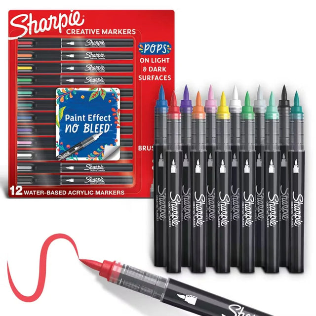 Sharpie Creative Marker Set of 12 for Artists and Crafters - Retail Maharaj