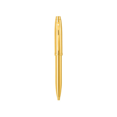 Sheaffer 100 Gold Finish Writing Pen with PVD Gold Trim - Retail Maharaj