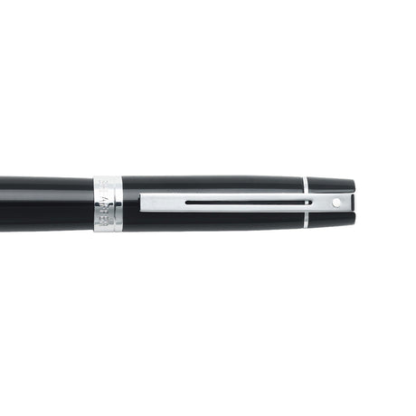 Sheaffer 300 Rollerball Pen Glossy Black with Chrome-Plated Trim - Retail Maharaj