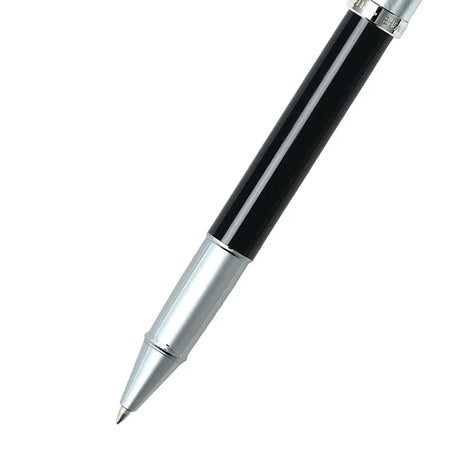 Sheaffer 100 Rollerball Pen Black and Brushed Chrome Gift Edition - Retail Maharaj