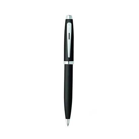 Sheaffer 100 Ballpoint Pen and Business Card Holder Gift Set Brushed Chrome - Retail Maharaj