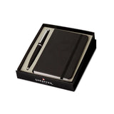 Sheaffer VFM Ballpoint Pen and Small Notebook Gift Set Matte Black Chrome Trim - Retail Maharaj