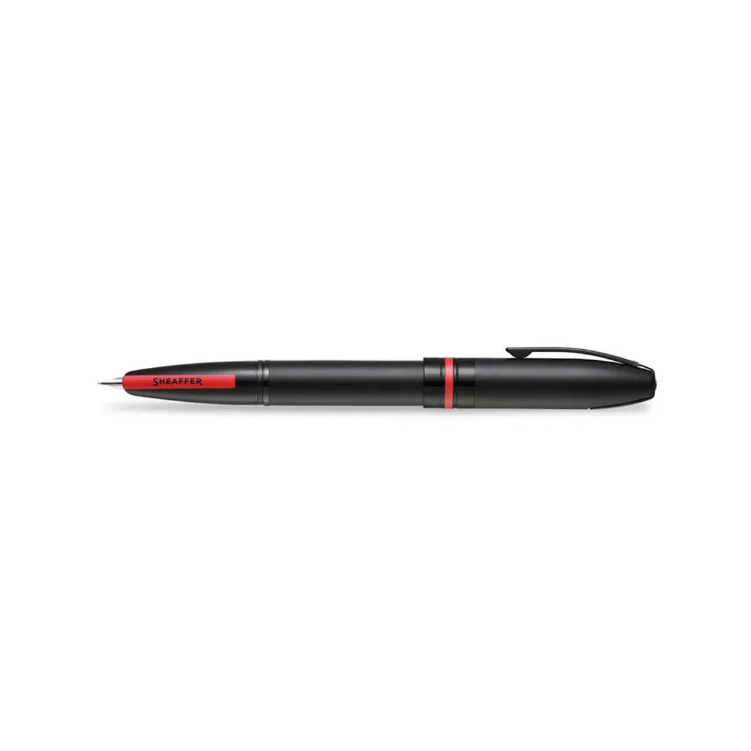 Sheaffer Icon Matte Black Fountain Pen with Gloss Black PVD Trim Medium Nib - Retail Maharaj