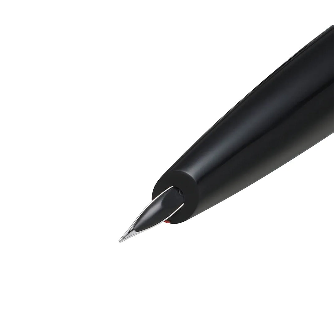 Sheaffer Icon Matte Black Fountain Pen with Gloss Black PVD Trim Medium Nib - Retail Maharaj