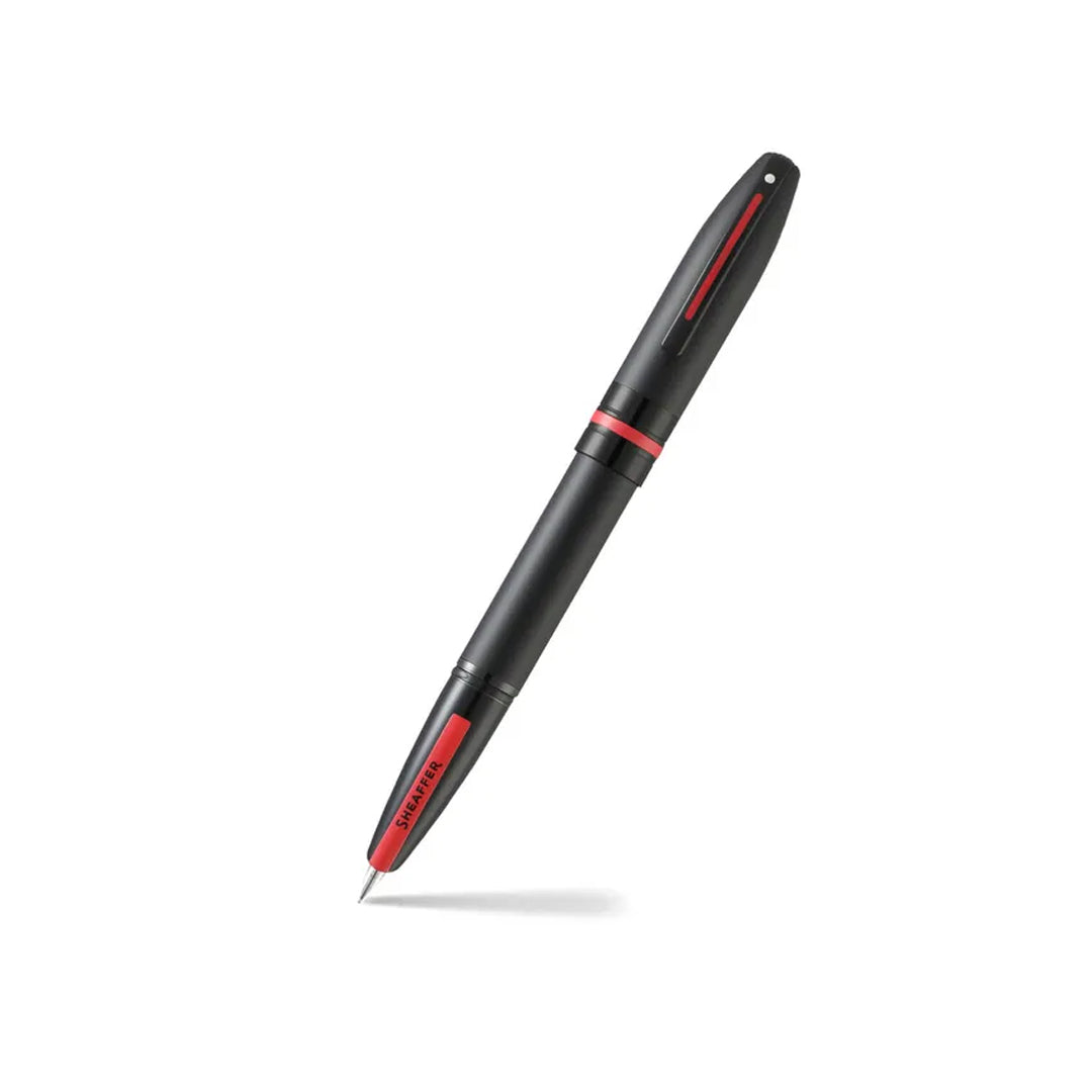 Sheaffer Icon Matte Black Fountain Pen with Gloss Black PVD Trim Medium Nib - Retail Maharaj
