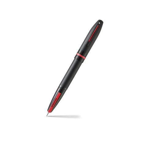 Sheaffer Icon Matte Black Fountain Pen with Gloss Black PVD Trim Medium Nib - Retail Maharaj