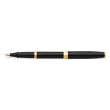 Sheaffer Sagaris Gloss Black Rollerball Pen with Gold Tone Trim - Retail Maharaj