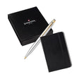 Sheaffer VFM 9422 Polished Chrome Gold-Plated Trim Ball Pen with A6 Notebook - Retail Maharaj