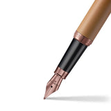 Sheaffer VFM 9428 Coffee Edition Matt Brown Pen with Regal Brown PVD Trims - Retail Maharaj
