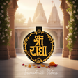 Brij Kishori Radha Naam Sewa Tulsi Wood Idol – Handcrafted Rama Tulsi Statue for Home Temple - Retail Maharaj