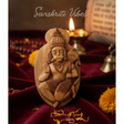 Pure Tulsi Shri Hanumaan Baba Naam Sewa – Handcrafted Rama Tulsi Wood Idol for Home Temple - Retail Maharaj